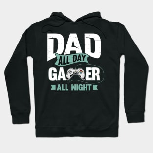 gamer dad gift for father Hoodie